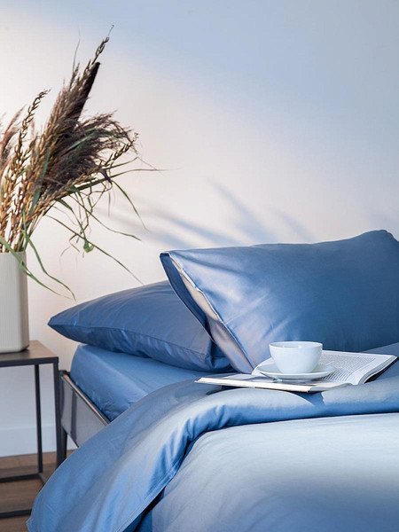 Изображение товара Простыня Tkano Essential / TK25-SH0003 (джинсово-синий)