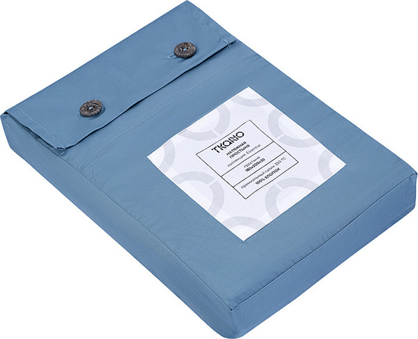 Изображение товара Простыня Tkano Essential на резинке / TK25-FS0005 (джинсово-синий)