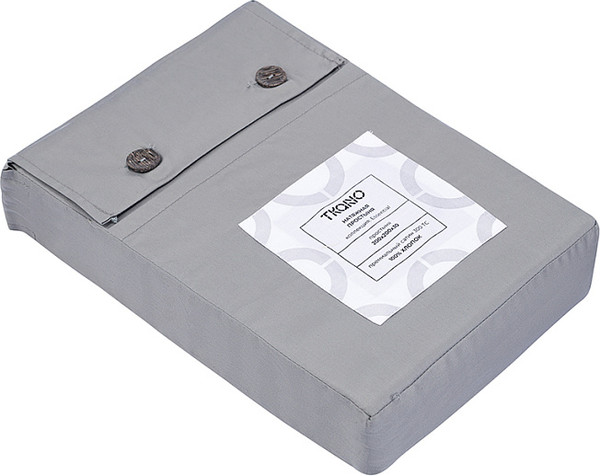 Изображение товара Простыня Tkano Essential на резинке / TK25-FS0012 (светло-серый)