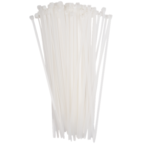 Изображение товара Стяжка для кабеля JAZZway PCT 3.6x200-100WH / 5053793 (100шт)