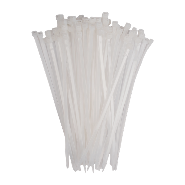 Изображение товара Стяжка для кабеля JAZZway PCT 4.8x180-100WH / 5053922 (100шт)