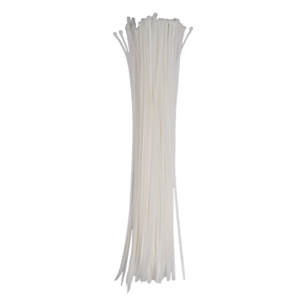 Изображение товара Стяжка для кабеля JAZZway PCT 4.8x400-100WH PA66 / 5054097 (100шт)