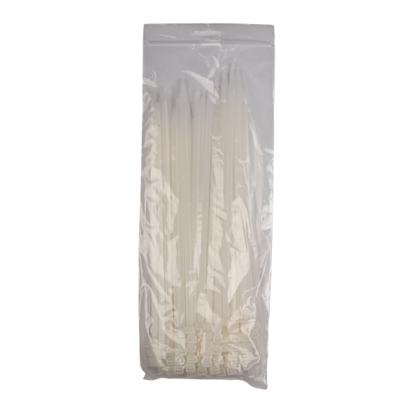 Изображение товара Стяжка для кабеля JAZZway PCT 7.6x300-100WH / 5054189 (100шт)