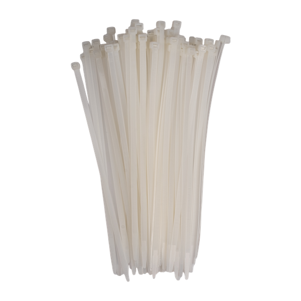 Изображение товара Стяжка для кабеля JAZZway PCT 7.6x300-100WH / 5054189 (100шт)