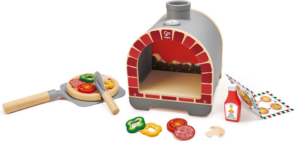 Изображение товара Набор игрушечных продуктов Hape Интерактивная печь для пиццы / E3236_HP