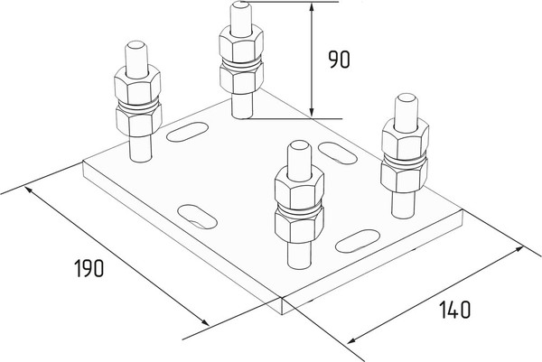 Изображение товара Площадка регулировочная для ворот DoorHan DHS2003120