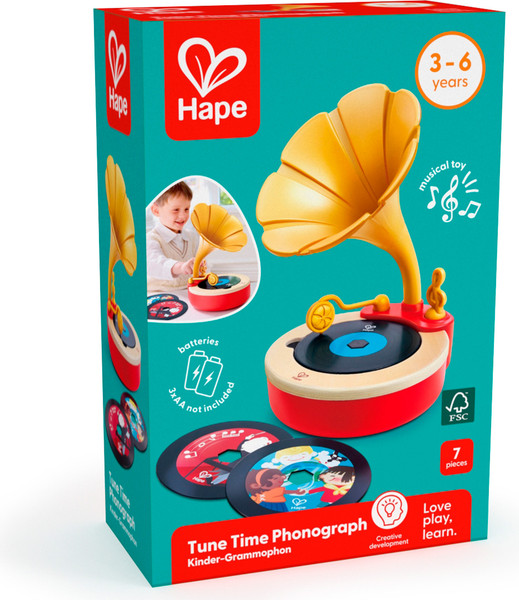 Изображение товара Музыкальная игрушка Hape Волшебный звук Граммофон / E0641_HP