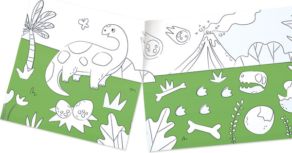 Изображение товара Набор для творчества Hape Юный Пикассо Раскрась мир Юрского периода! / E2017_HP