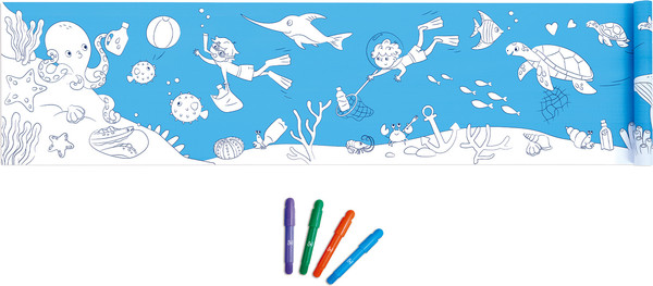 Изображение товара Набор для творчества Hape Юный Пикассо Раскрась подводный мир! / E2018_HP