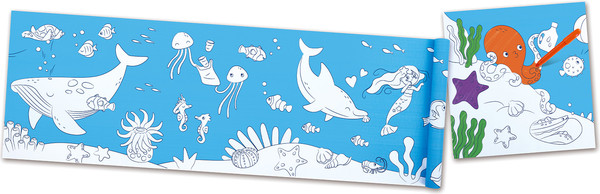 Изображение товара Набор для творчества Hape Юный Пикассо Раскрась подводный мир! / E2018_HP