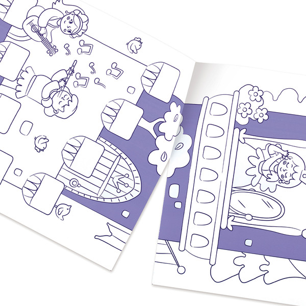 Изображение товара Набор для творчества Hape Юный Пикассо Раскрась величественный замок! / E2019_HP