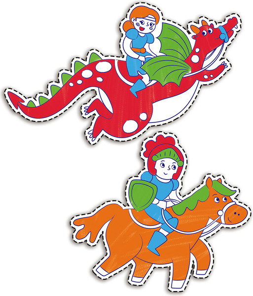 Изображение товара Набор для творчества Hape Юный Пикассо Раскрась величественный замок! / E2019_HP