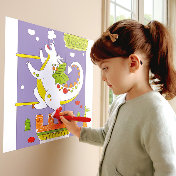 Изображение товара Набор для творчества Hape Юный Пикассо Раскрась величественный замок! / E2019_HP