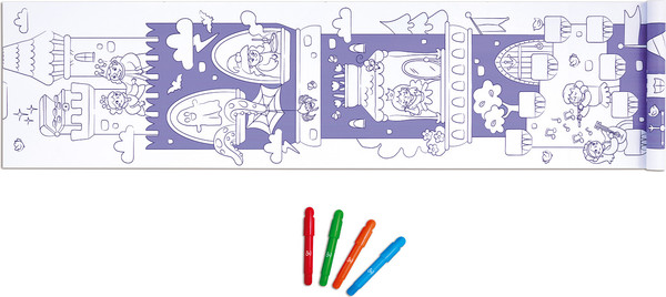 Изображение товара Набор для творчества Hape Юный Пикассо Раскрась величественный замок! / E2019_HP