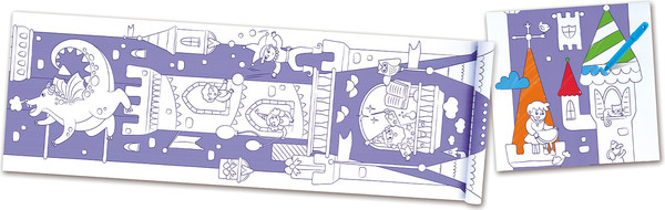 Изображение товара Набор для творчества Hape Юный Пикассо Раскрась величественный замок! / E2019_HP