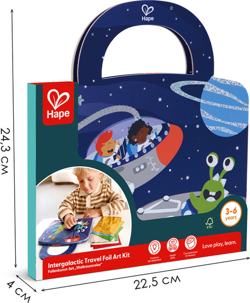 Изображение товара Набор для творчества Hape Укрась фольгой Космос! / E2020_HP