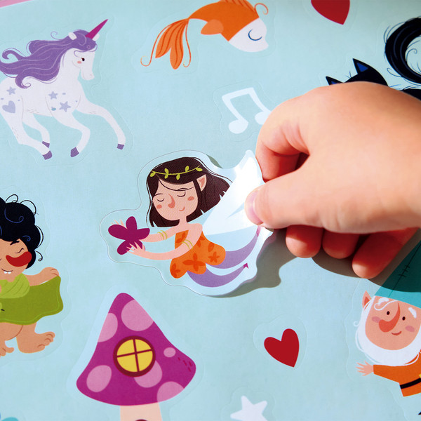 Изображение товара Набор для творчества Hape Юный Пикассо Укрась фольгой Страну Чудес! / E2021_HP