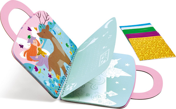 Изображение товара Набор для творчества Hape Юный Пикассо Укрась фольгой Страну Чудес! / E2021_HP