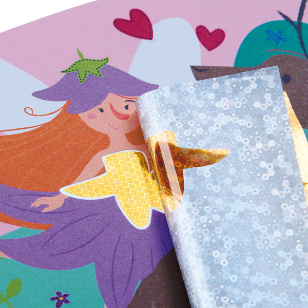 Изображение товара Набор для творчества Hape Юный Пикассо Укрась фольгой Страну Чудес! / E2021_HP