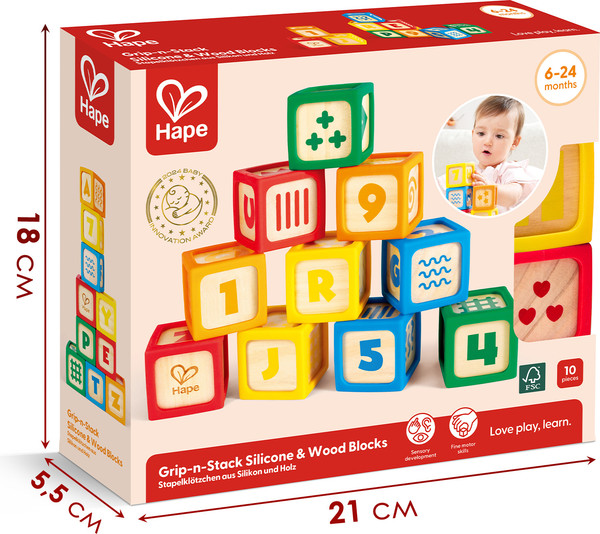 Изображение товара Развивающий игровой набор Hape Кубики / E0131_HP