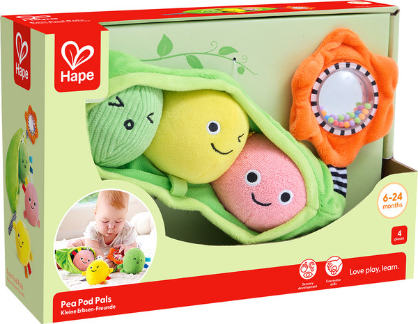Изображение товара Развивающий игровой набор Hape Соня Подвесные друзья-горошины / E0135_HP