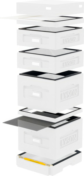 Изображение товара Улей Lyson Дадан На 10 Рамок / WKW1025 (неокрашенный)