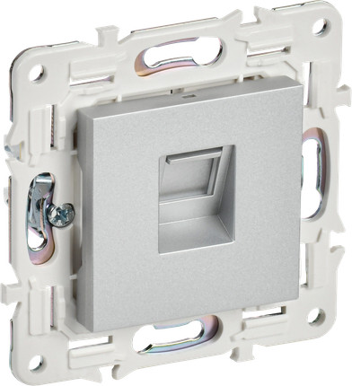 Изображение товара Розетка IEK Skandy SK-K10-1-K23 (серебристый)