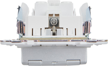 Изображение товара Розетка IEK Skandy SK-R16-16-44-K23 (серебристый)