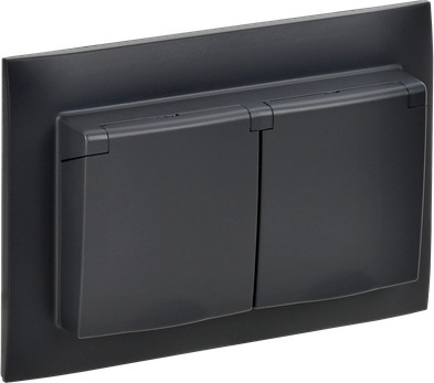 Изображение товара Розетка IEK Skandy SK-R26-16-44-K02-F (черный)