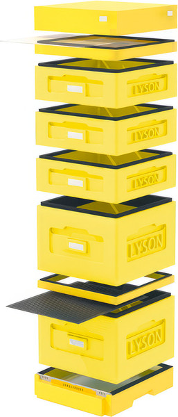 Изображение товара Улей Lyson Дадан На 10 Рамок / WKY9Y (желтый/желтый)