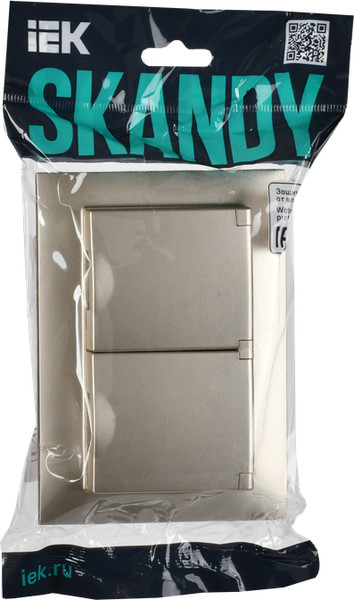 Изображение товара Розетка IEK Skandy SK-R26-16-44-K37-F (шампань)
