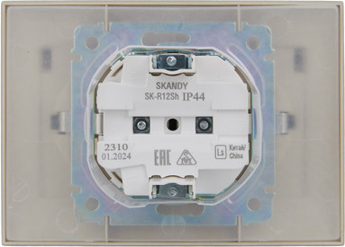 Изображение товара Розетка IEK Skandy SK-R26-16-44-K37-F (шампань)