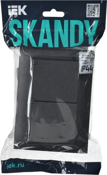 Изображение товара Розетка IEK Skandy SK-R26-16-44-K48-F (титан)