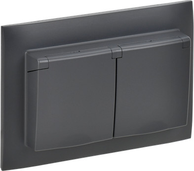 Изображение товара Розетка IEK Skandy SK-R26-16-44-K48-F (титан)