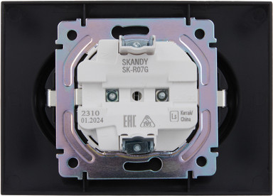 Изображение товара Розетка IEK Skandy SK-R24-16-K53-F (графит)