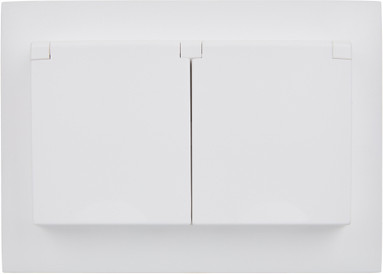 Изображение товара Розетка IEK Skandy SK-R26-16-44-K01-F (арктический белый)