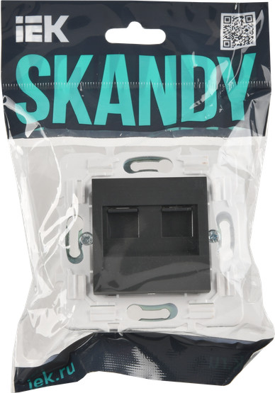 Изображение товара Розетка IEK Skandy SK-K20-1-K53 (графит)