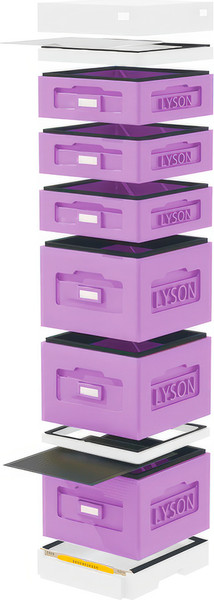 Изображение товара Улей Lyson Дадан На 10 Рамок / WK8PUW (фиолетовый/неокрашенный)
