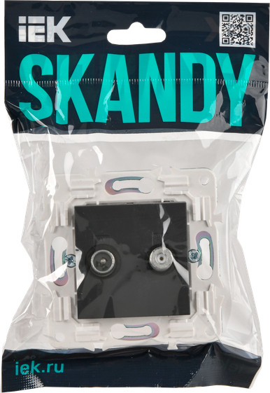 Изображение товара Розетка IEK Skandy SK-AF20-O-K53 (графит)