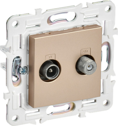 Изображение товара Розетка IEK Skandy SK-AF20-O-K98 (песочный)