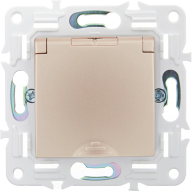 Изображение товара Розетка IEK Skandy SK-R16-16-44-K98 (песочный)