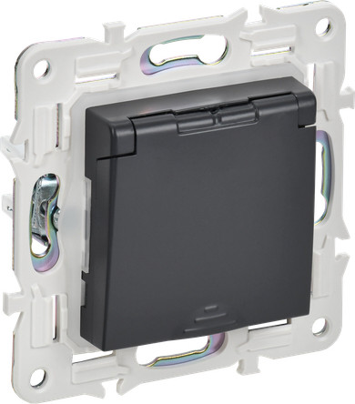 Изображение товара Розетка IEK Skandy SK-R16-16-44-K48 (титан)