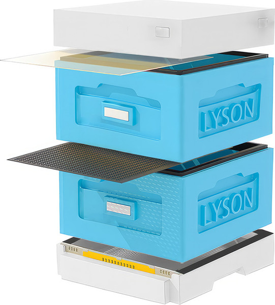 Изображение товара Улей Lyson Рута На 10 Рамок / WR2BW (синий/неокрашенный)