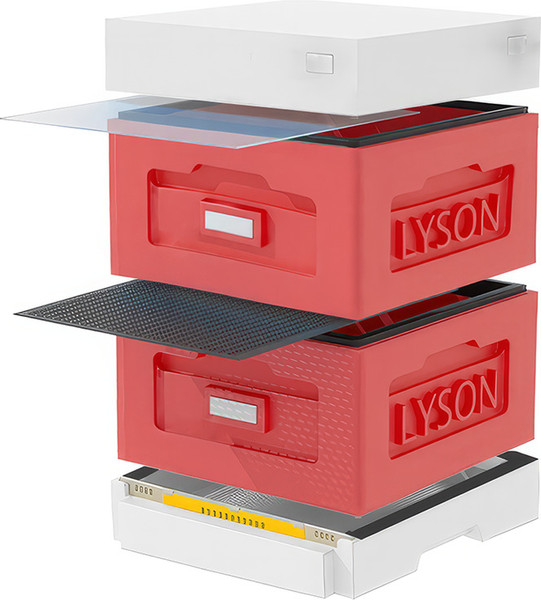 Изображение товара Улей Lyson Рута На 10 Рамок / WR2RDW (красный/неокрашенный)