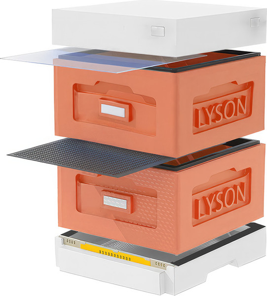 Изображение товара Улей Lyson Рута На 10 Рамок / WR2ORW (оранжевый/неокрашенный)