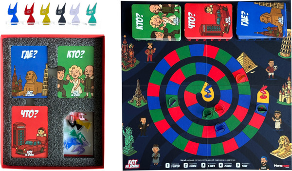 Изображение товара Настольная игра Мемограм Кот на драйве / МГ027-1