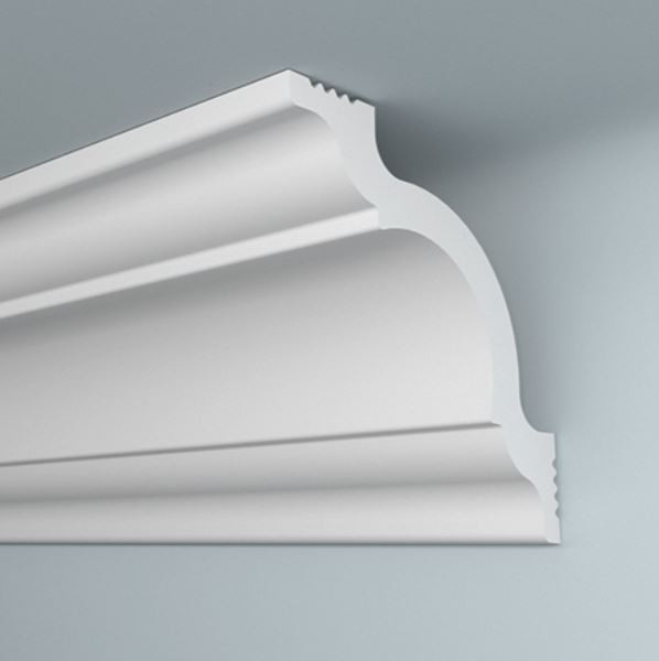 Изображение товара Плинтус потолочный ПЛИНТЭКС I 80/80