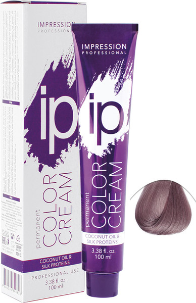 Изображение товара Крем-краска для волос Impression Professional Ip 7.65 (100мл, блонд фиолетово-красный)