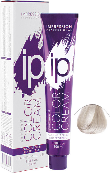 Изображение товара Крем-краска для волос Impression Professional Ip 12.81 (100мл, специальный блонд перламутрово-пепельный)