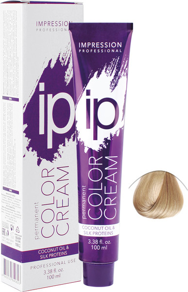 Изображение товара Крем-краска для волос Impression Professional Ip 10.7 (100мл, яркий блонд коричневый)